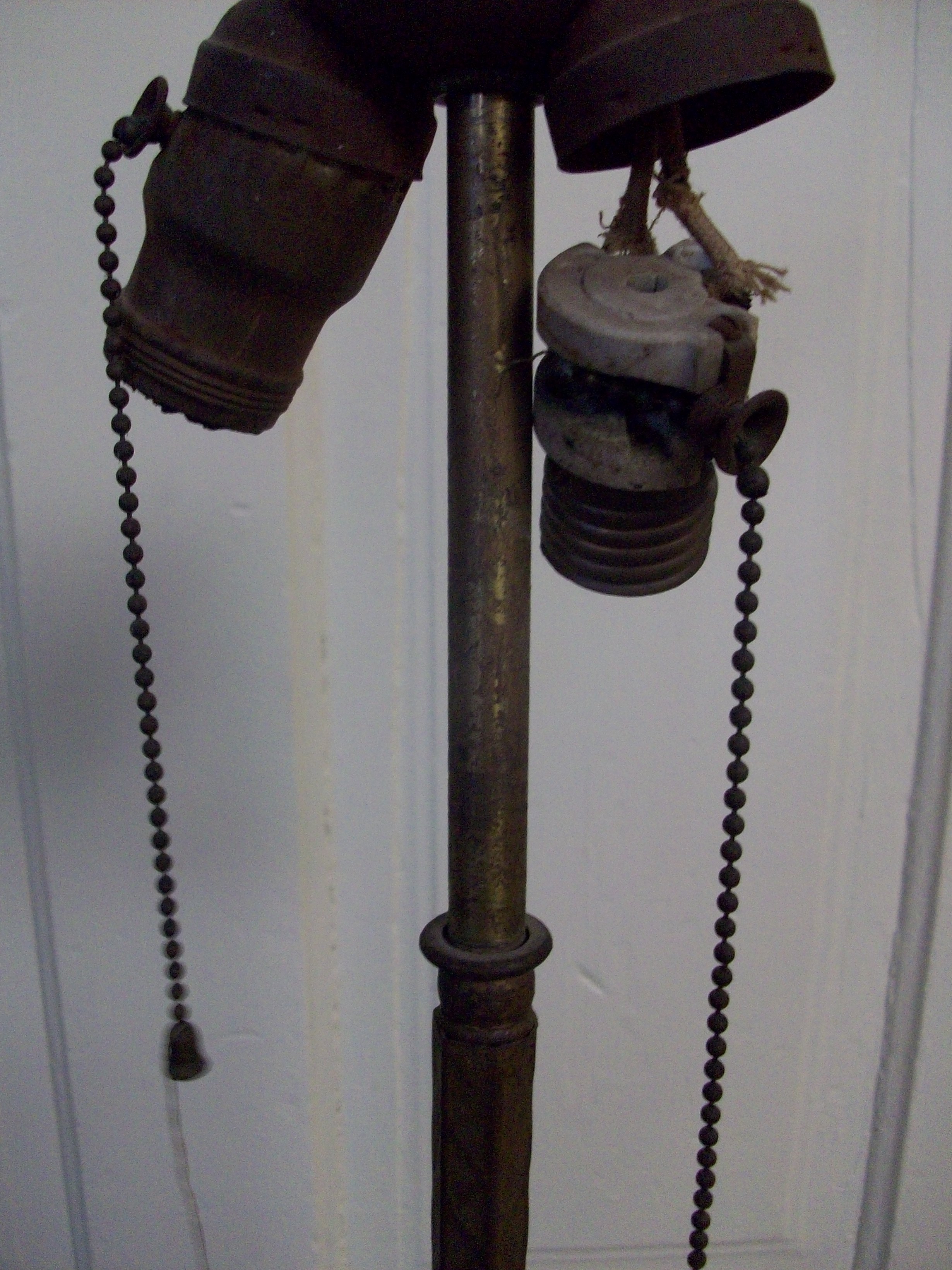 Enchanting Victorian Lampshades VICKI WOODS, INDIANA, Antique Lamp